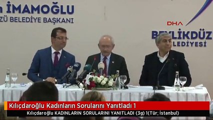 Kılıçdaroğlu Kadınların Sorularını Yanıtladı 1