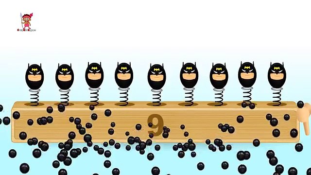 Learn Colors and Numbers 1- 10 with Wooden Color Balls and Eggs Toys - Preschool Learning Videos