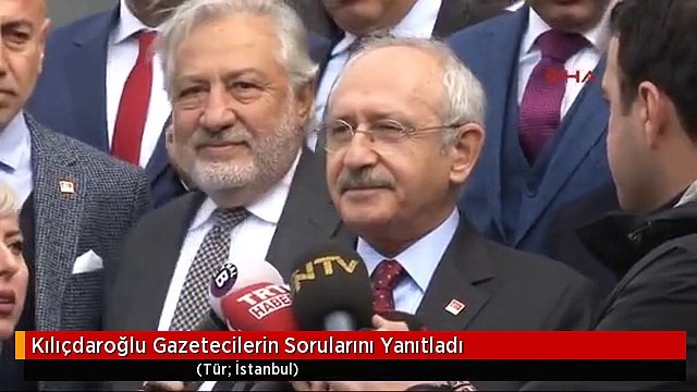 Kılıçdaroğlu Gazetecilerin Sorularını Yanıtladı