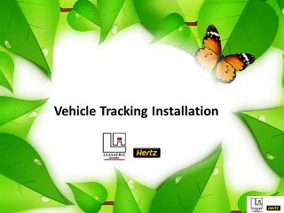 Vehicle Tracking Installation