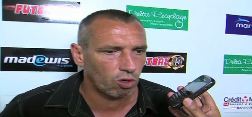 La réaction de Franck Priou après la rencontre face à Sète