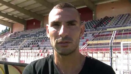 Le défenseur du FC Martigues Medhi Messaoudi