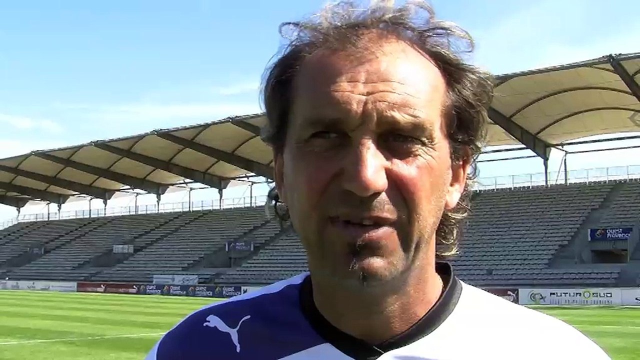 Henry Crémadés, Lionel Charbonnier et Benjamin Mas avant FC Istres / Epinal