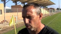 La réaction de l'entraîneur du FC Martigues Franck Priou