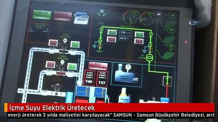 İçme Suyu Elektrik Üretecek
