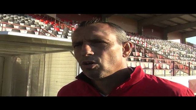 Franck Priou et David Lédy évoquent le déplacement du FC Martigues au stade des Alpes