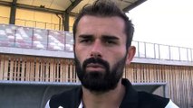Le défenseur du FC Istres Nicolas Flégeau avant le déplacement à Bourg Péronnas