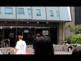 150515 INFINITE SungKyu arriving at Music Bank @KpopMap