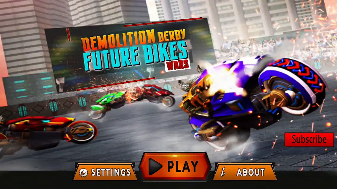 Car Games 2017 | Demolition Derby Future Bike Wars | Fun Kids Games