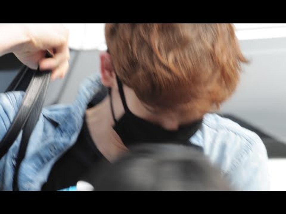 150619 2PM Nichkhun WooYoung arriving at Music Bank @kpopMap