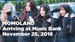 161125 MOMOLAND (모모랜드) arriving at Music Bank @Kpopmap