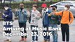 161223 BTS (방탄소년단) arriving at Music Bank @Kpopmap