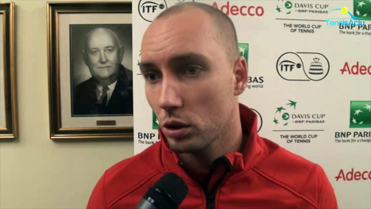Coupe Davis 2017 - FRA-BEL - Steve Darcis : "Peu de places pour les Belges mais ils feront beaucoup de bruit !"
