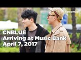 170407 CNBLUE (씨엔블루) arriving at Music Bank @Kpopmap