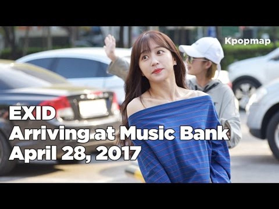 170428 EXID (이엑스아이디) arriving at Music Bank @Kp...