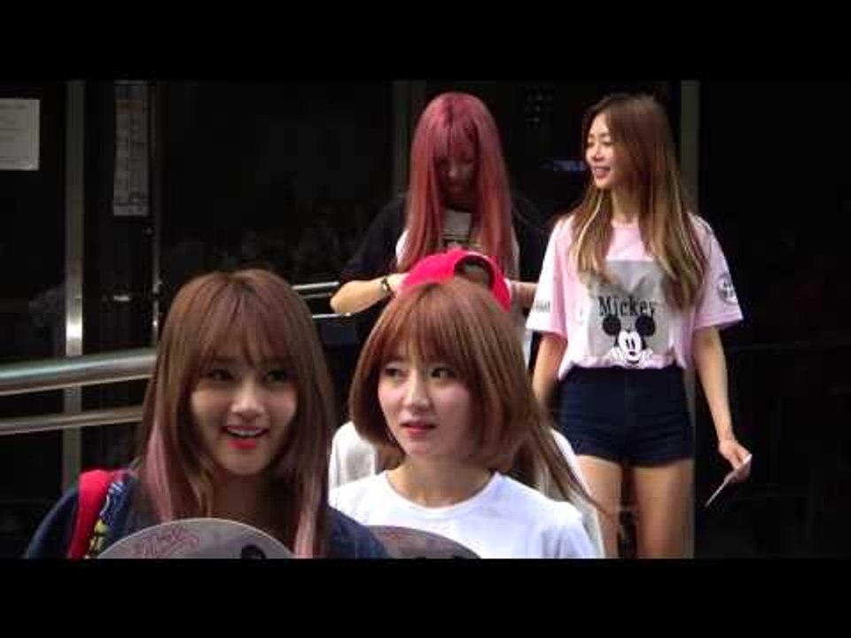 150710 MINX leaving after Music Bank recording @Kpopmap