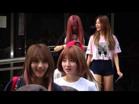 150710 MINX leaving after Music Bank recording @Kpopmap