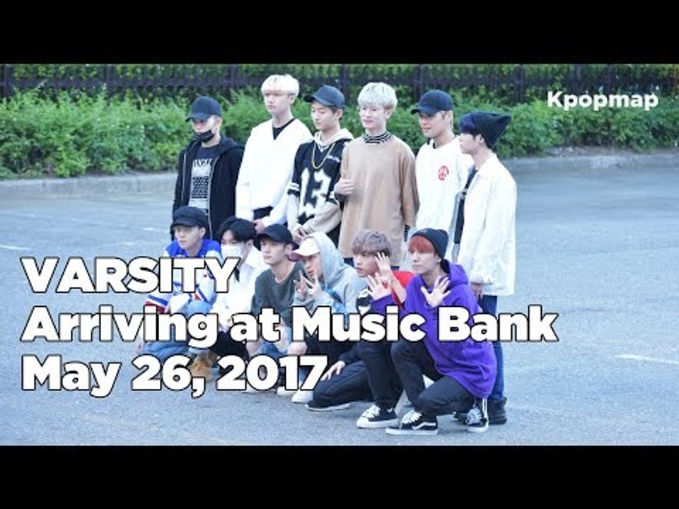170526 VARSITY (바시티) arriving at Music Bank @Kpopmap