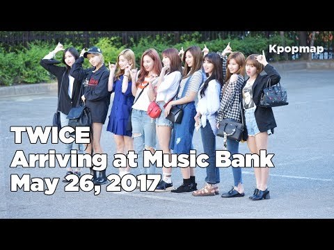 170526 TWICE (트와이스) arriving at Music Bank @Kpopmap