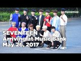 170526 SEVENTEEN (세븐틴) arriving at Music Bank @Kpopmap