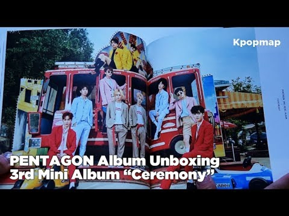 [Unboxing] PENTAGON (펜타곤) 3rd Mini Album "CEREMONY - Critical Beauty" Album Unboxing
