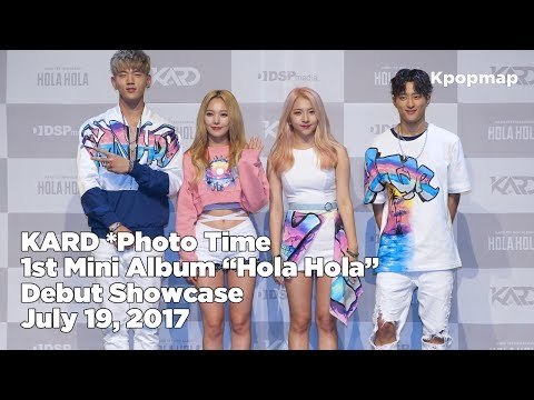 (Focus Cam) KARD Hola Hola Debut Stage *Photo Time (K.A.R.D, KARD Debut, KARD Fancam, 카드 데뷔 쇼케이스)