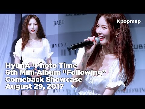 Focusing Exclusively for Phones )) HyunA Following Comeback Showcase *Photo Time (현아 컴백 쇼케이스 포토타임)