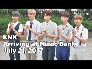 170721 KNK (크나큰) arriving at Music Bank @Kpopmap