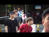 150717 HOTSHOT leaving after Music Bank recording @Kpopmap