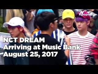 170825 NCT DREAM (엔씨티드림) arriving at Music Bank @Kpopmap