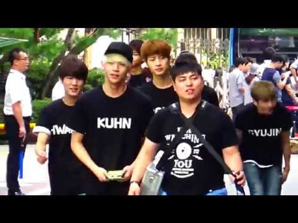 150904 UP10TION arriving at Music Bank @Kpopmap