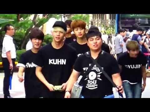 150904 UP10TION arriving at Music Bank @Kpopmap