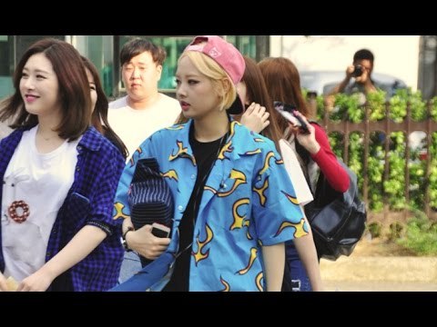 150904 SONAMOO arriving at Music Bank @Kpopmap