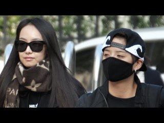151106 f(x) arriving at Music Bank @Kpopmap