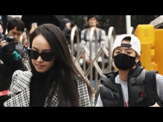 151113 f(x) arriving at Music Bank @Kpopmap