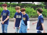 160617 KNK (크나큰) arriving at Music Bank @Kpopmap