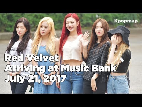 170721 Red Velvet (레드벨벳) arriving at Music Bank @Kpopmap