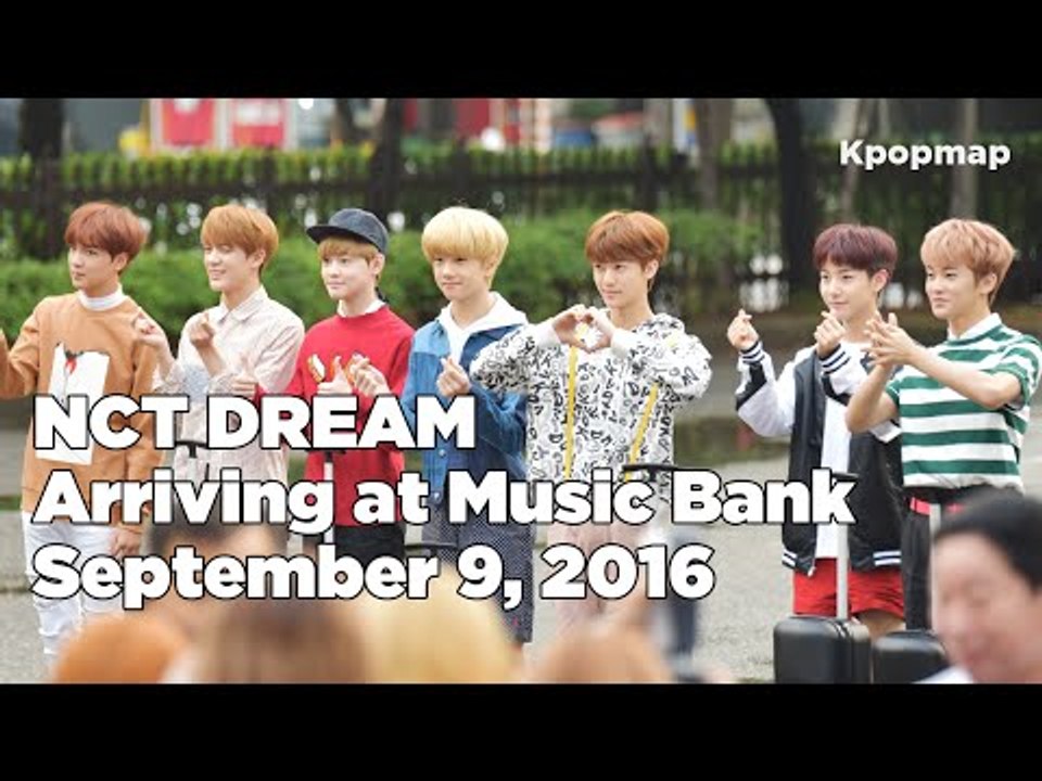 160909 NCT DREAM (엔씨티 드림) arriving at Music Bank @Kpopmap