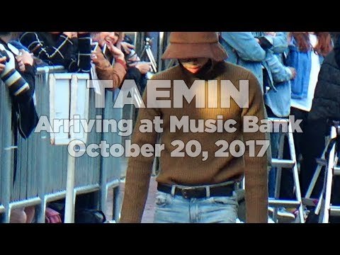 171020 TaeMin (태민) arriving at Music Bank @Kpopmap