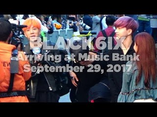 170929 BLACK6IX (블랙식스) arriving at Music Bank @Kpopmap