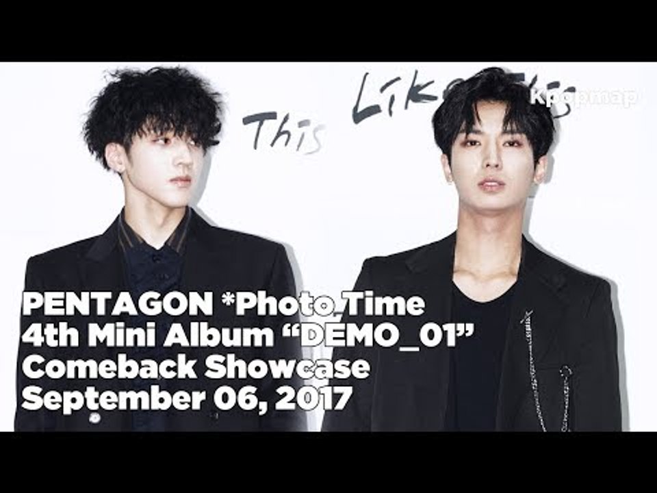 Focusing Exclusively for Phones )) PENTAGON "Like This" Comeback Showcase *Photo Time (펜타곤 컴백 쇼케이스)