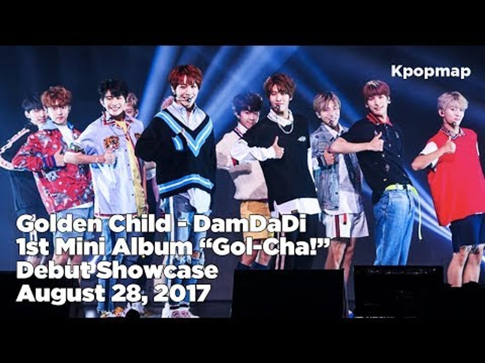 170828 Golden Child "Gol-Cha!" Debut Stage - DamDaDi (골든차일드 "담다디" 데뷔 무대)