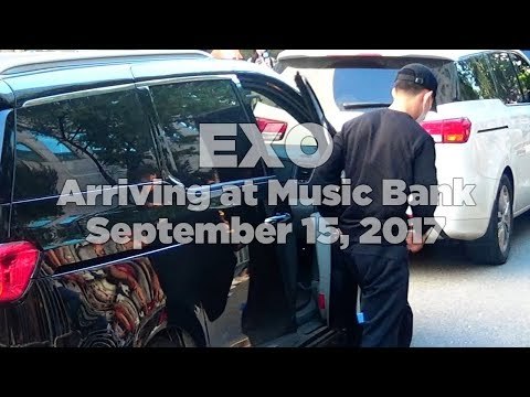 170915 EXO (엑소) arriving at Music Bank @Kpopmap