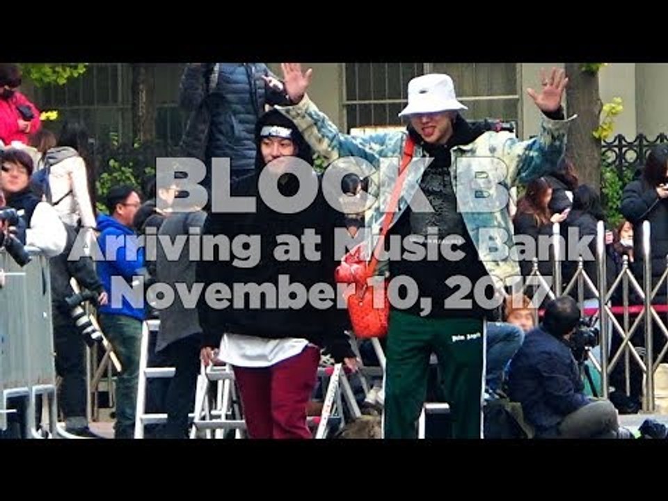 171110 BLOCK B (블락비) arriving at Music Bank @Kpopmap