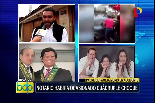 Surco: cuádruple choque deja una persona fallecida y varios heridos