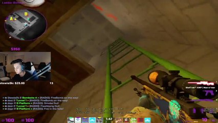 Jake "Stewie2k" Yip shows some insane AWP shots!