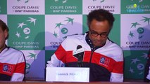 Coupe Davis 2017 - FRA-BEL - Yannick Noah : 