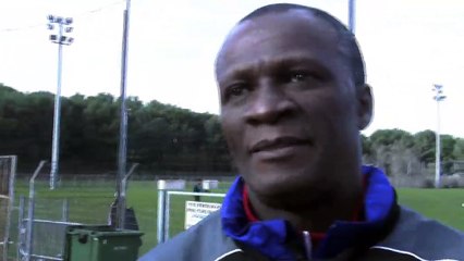 Max Valentin et Romain Lejeune avant la venue du Red-Star