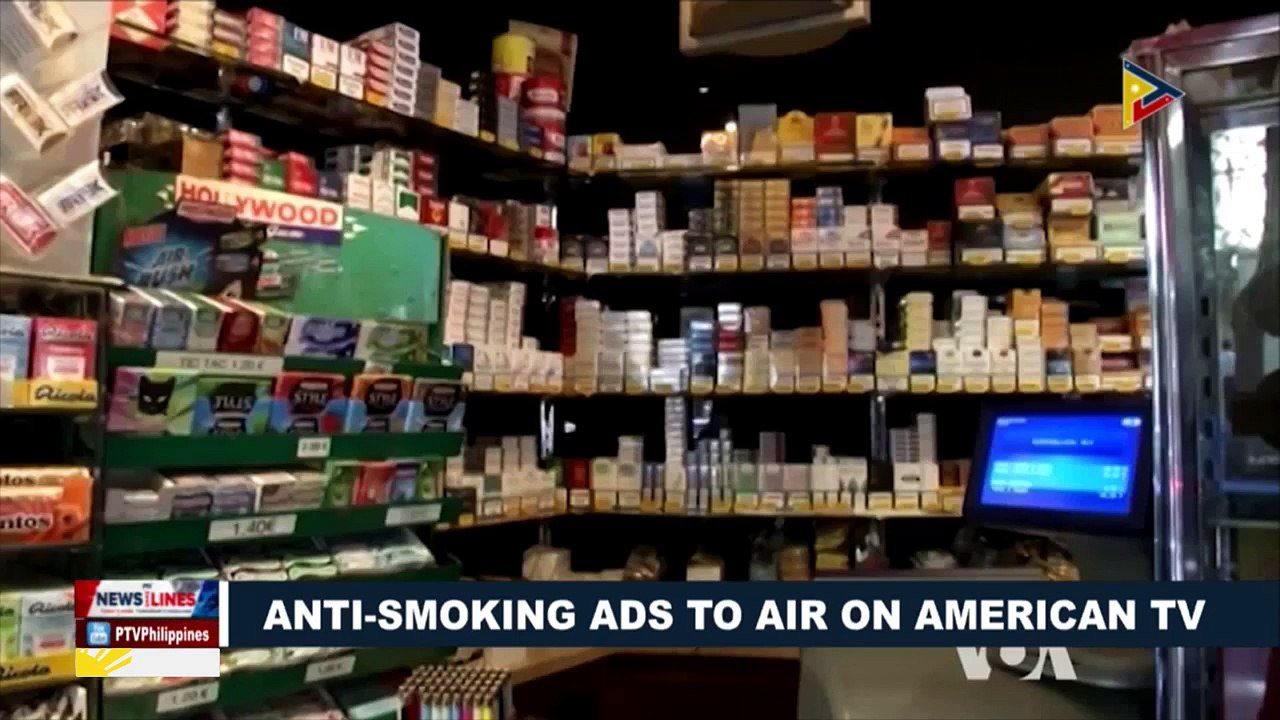GLOBAL NEWS: Anti-smoking ads to air on American TV