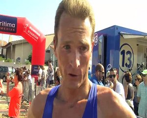 Les réactions des vainqueurs Fabrice Evrard (hommes) et Fatima Yvelain (femmes)